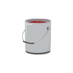 Paint Can Icon Vector Design. 
