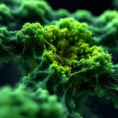 Aerial view of modern house with solar panels on a wooden roof surrounded by green trees and landscaped gardens under bright sunlight.