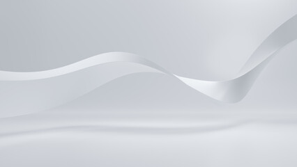 Abstract Futuristic empty floor and room Sci-Fi Corridor With light for showcase,room,interior,display products.Modern Future cement floor and wall background technology interior concept.3d render