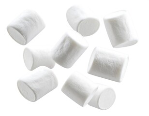 Marshmallows in flight