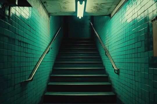 Subway Stairwell Descent