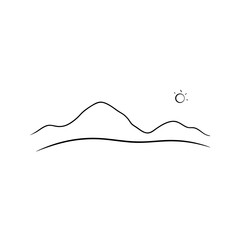 A Vast Blue Ocean With Waves Under A Clear Sky On A White Background