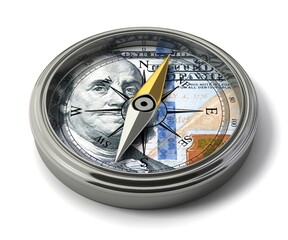 ドルの方位磁針