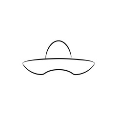 A Classic Pirate Hat With A Skull And Crossbones On A White Background