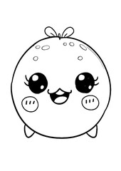 coloring book with cartoon character