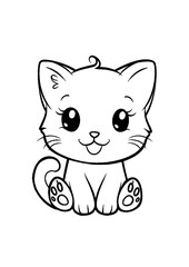 coloring book with cartoon character