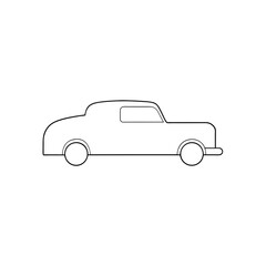 Fototapeta premium Cool Rat Rod Car Illustration for Automotive and Custom Culture