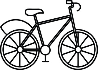 Silhouette Collection of Bicycles and Tricycles &ndash; Vector Illustration