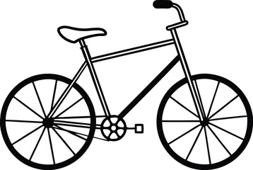Silhouette Collection of Bicycles and Tricycles &ndash; Vector Illustration