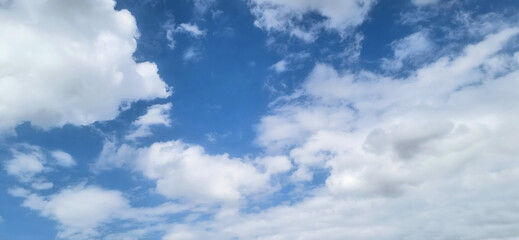 blue sky with clouds