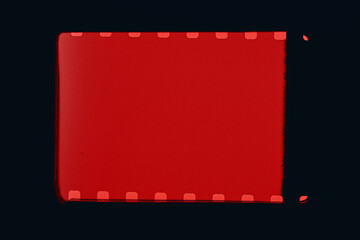 creative for design, photos old film, vintage technologies, scanning negative film. vintage cinematic, red color