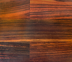 Naklejka premium Rustic industrial dark red walnut wood cut into planks or deck. Rustic redwood seamless texture, natural wood with dark veins. Seamless background texture.