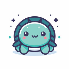 cute turtle image vector