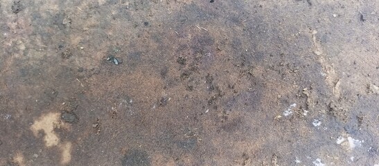 Abstract Grungy Floor with Oil Stains and Dirt Texture