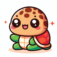 Fototapeta premium cute turtle image vector