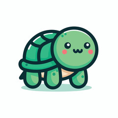 cute turtle image vector