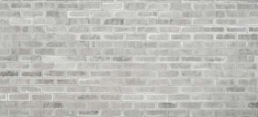 Fototapeta premium Seamless White Washed Brick Wall Texture Background for Architecture and Interior Design Projects