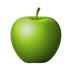 Isolated Green Apple