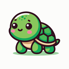 cute turtle image vector