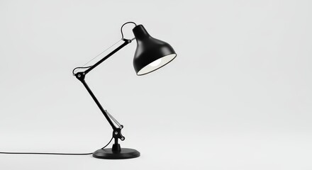 Elegant Black Desk Lamp Illumination