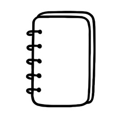 Simple outline note illustration