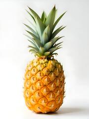 Fototapeta premium Pineapple fruit vivid full shape