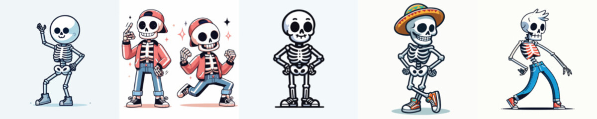 set of slang skeleton vectors