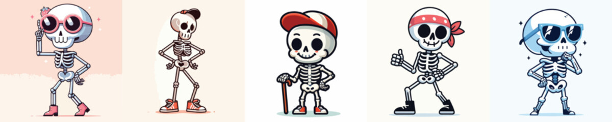 set of slang skeleton vectors