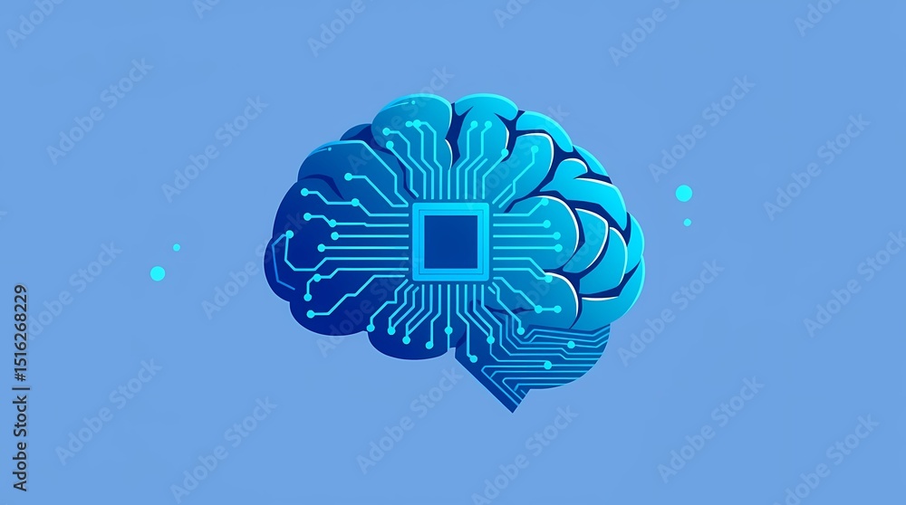 Poster artificial intelligence the convergence of brain and circuitry