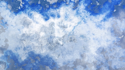 Fototapeta premium 4K watercolor abstract digital texture with grainy marbled effect.