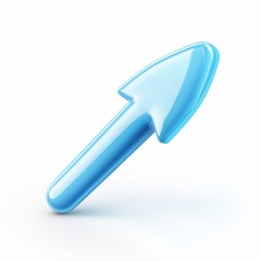 Stylish blue arrow design perfect for digital interfaces and creative graphics