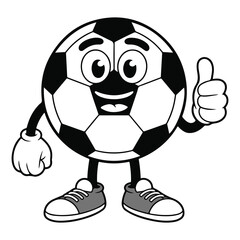 Football Elements Silhouette Vector