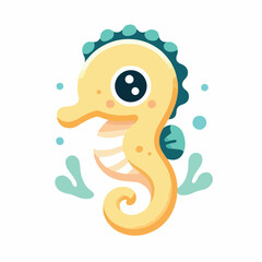 cute hippo vector image