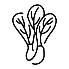 Chinese cabbage icon	