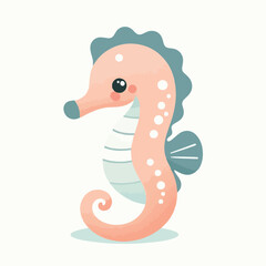 cute hippo vector image