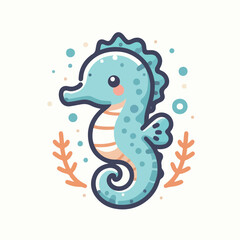 cute hippo vector image