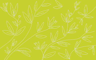 Leaves pattern with yellow background design vector  (20250601111102).eps