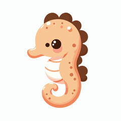 cute hippo vector image