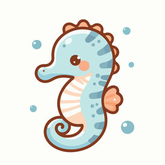 cute hippo vector image