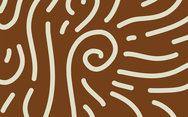 Abstract lines simple design with brown color background  (20250601110520).eps