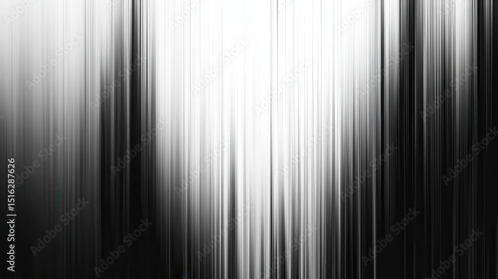 Poster abstract monochrome gradient with vertical, blurred lines and motion effect. use this blurred textur