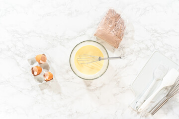 Whisking Delight - Chocolate Bundt Cake in the Making