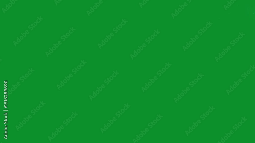 Poster sparkling glitter and stars trail animation on green screen background, chroma key footage for easy 