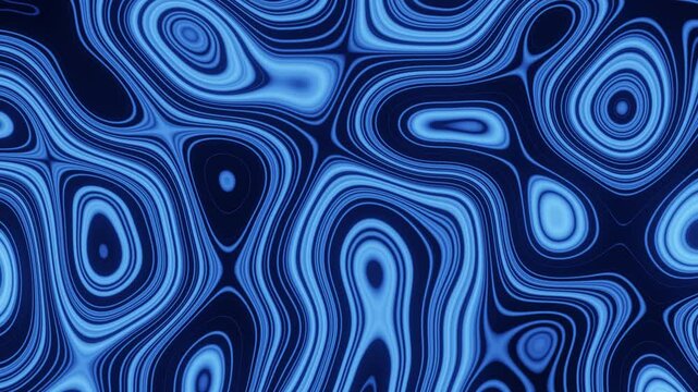 Abstract line topographic loop blue background looping animation 4K resolution stock video