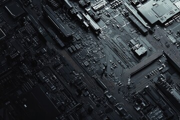 Circuit Board Texture Abstract