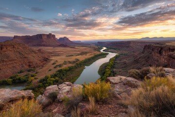 Showcase the beauty of the American Southwest's rugged landscape
