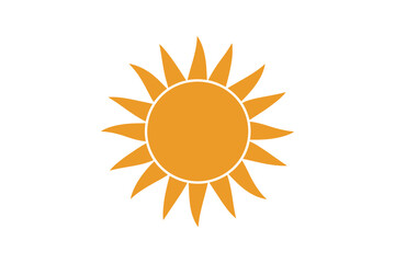 sun icon vector illustration