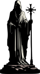 Design of elegant religion statue