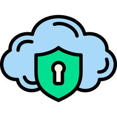 cloud protection icon