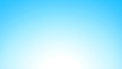 Bright Blue Sky Gradient Background.